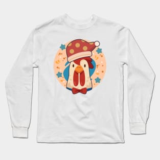 Chicken Christmas Graphic Xmas Funny Ugly Sweater Chickens Long Sleeve T-Shirt
